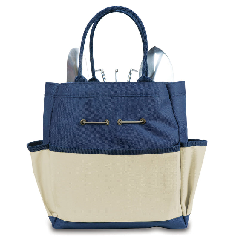 ONIVA - a Picnic Time Brand Garden Tote with Tools Large Navy/Cream - NewNest Australia