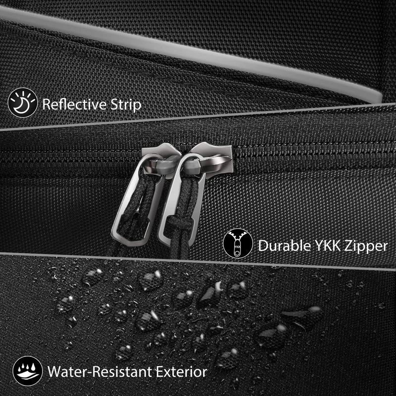 MEDMAX Insulin Cooler Bag with 2 Ice Packs - Portable Diabetic Bag Water-Repellent Insulated Medicine Bag Organizer Cooler Bag for Insulin Pen and Other Diabetic Accessories (Black) Black - NewNest Australia