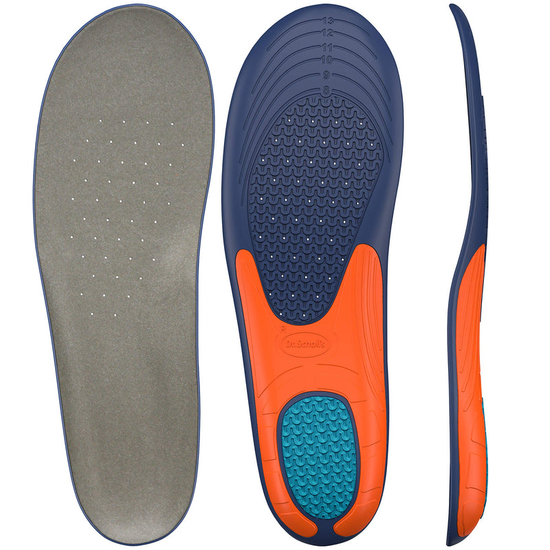 Dr. Scholl’s Extra Support Insoles Superior Shock Absorption and Reinforced Arch Support for Big & Tall Men to Reduce Muscle Fatigue So You Can Stay on Your Feet Longer (for Men's 8-14) 1 Count (Pack of 1) - NewNest Australia