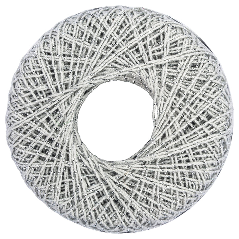 Coats Crochet Metallic Crochet Thread, 10, Silver/Silver - NewNest Australia