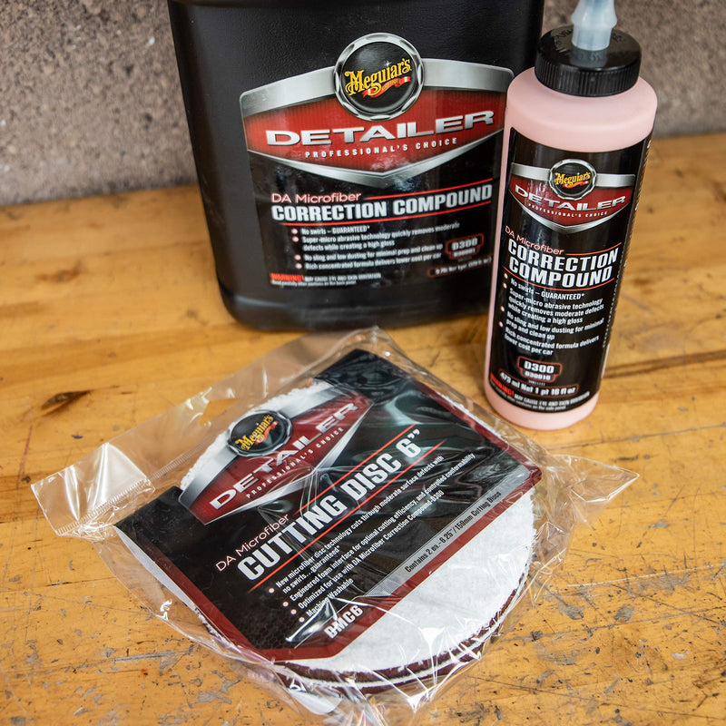 Meguiar's DMC6 DA 6" Microfiber Cutting Disc, 2 Pack - NewNest Australia