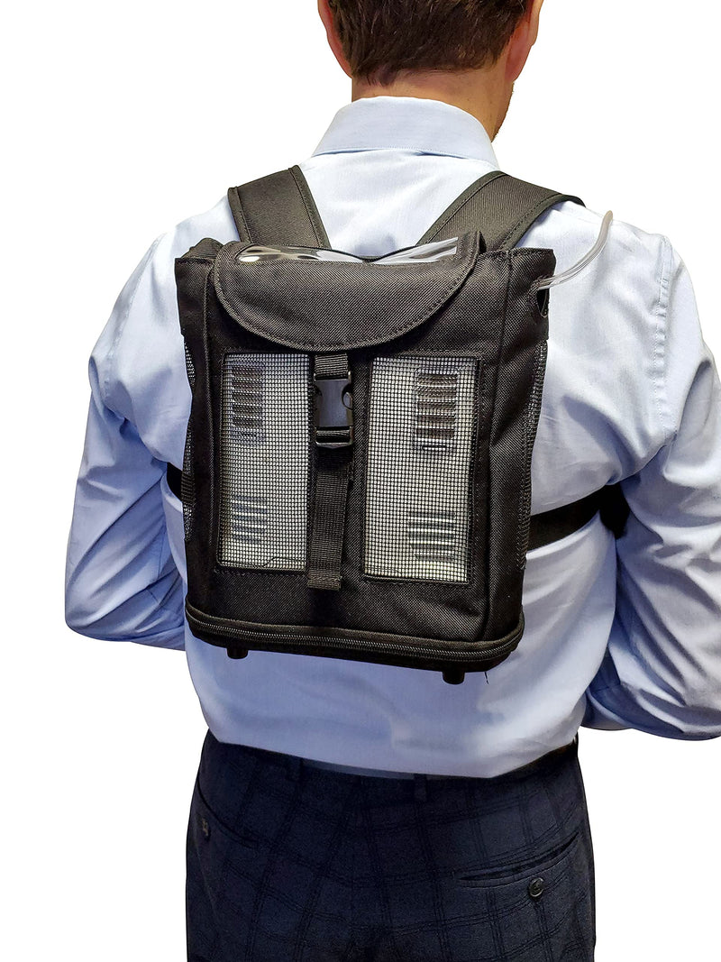 O2TOTES Ultra Lightweight Backpack For Inogen One G3 Unit (Patented Design) (black) - NewNest Australia