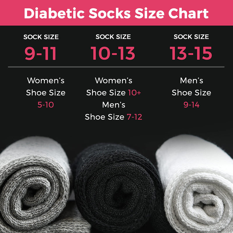 Debra Weitzner Diabetic Ankle Crew Socks Mens Womens Non-binding Socks Loose Fit 12 Pairs Ankle/Beige 9-11 - NewNest Australia