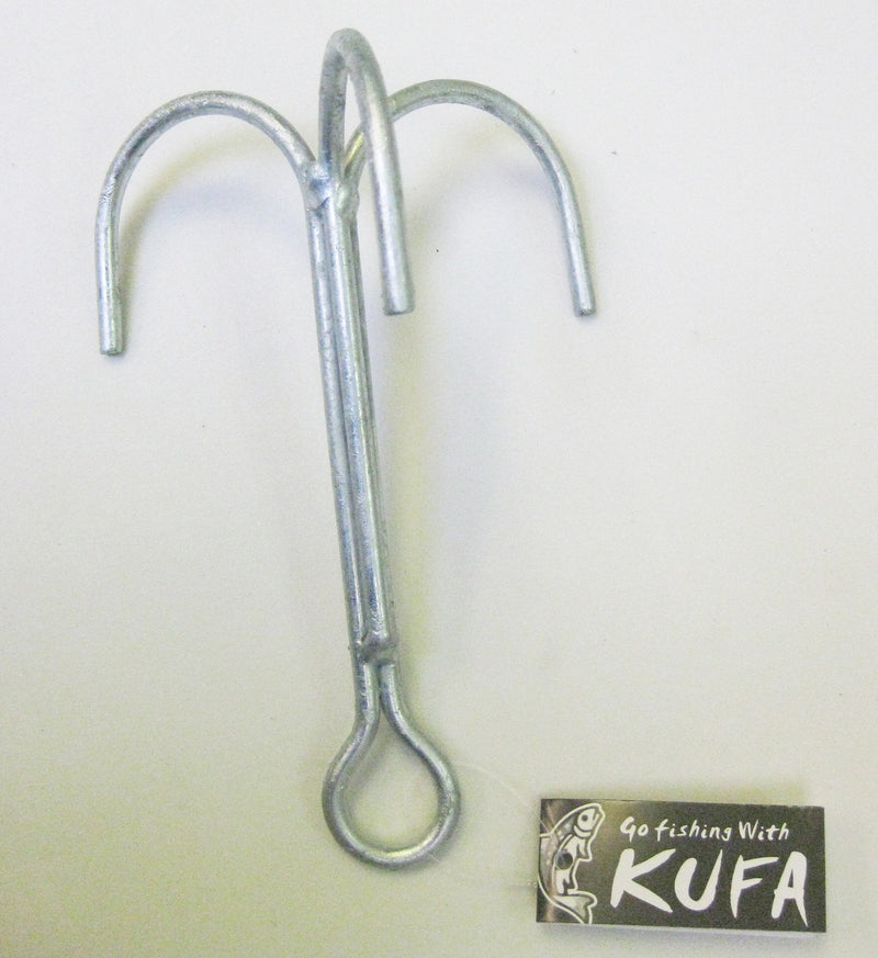 KUFA Galvanized Steel Grapple Hooks, 8" H x 5" W - NewNest Australia