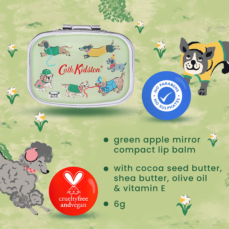 Cath Kidston Beauty Park Dogs Compact Mirror Lip Balm, 6G - NewNest Australia