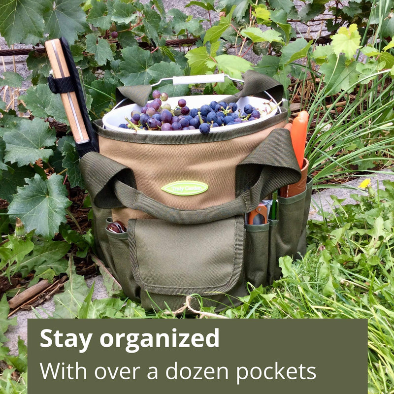 Garden Tool Bag – Make Gardening Easy – Carry All Your Garden Tools and Suppliers – Perfect Garden Tote and Bucket Organizer for Passionate Gardeners Tool Tote - NewNest Australia