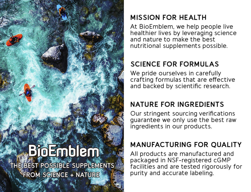 BioEmblem Turmeric Curcumin Supplement with BioPerine | Joint Support & Inflammatory Response | with Organic Turmeric Powder & 95% Curcuminoids Extract | California Made, Non-GMO, 30-Day Supply - NewNest Australia