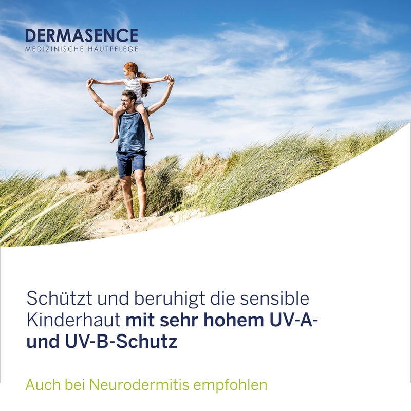 DERMASENCE Solvinea Baby SPF 50, 75 ml - high sun protection for sensitive children's skin or very dry skin prone to neurodermatitis - face and body - with vitamins E - fragrance-free - NewNest Australia