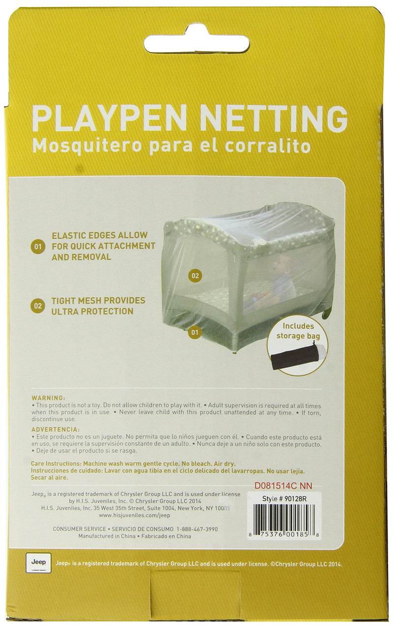 Jeep Universal Size Pack N Play Mosquito Net Tent, White - NewNest Australia