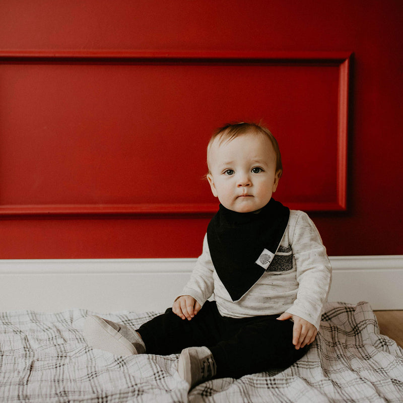 Parker Baby Bandana Drool Bibs 8 Pack Baby Bibs for Boys, Girls, Unisex - "Lunar Set" - NewNest Australia