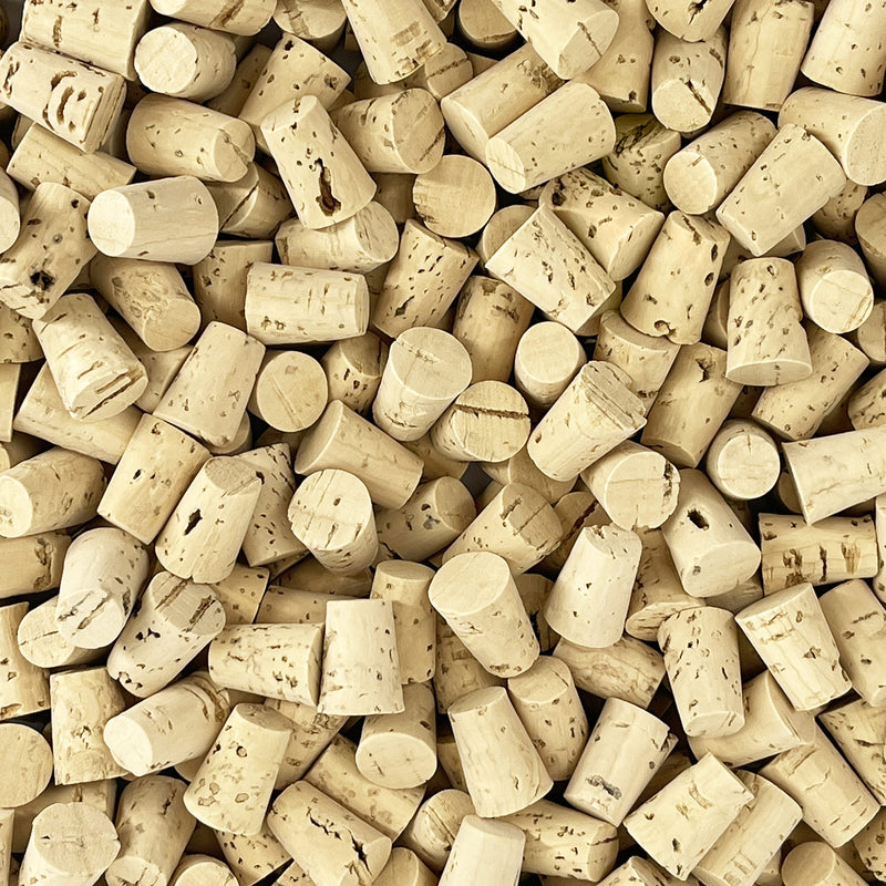 50 Small Mini Cork Plugs Cork Tops Stoppers Tapered Cork Bottle For DIY Craft Projects, 50 Corks - NewNest Australia