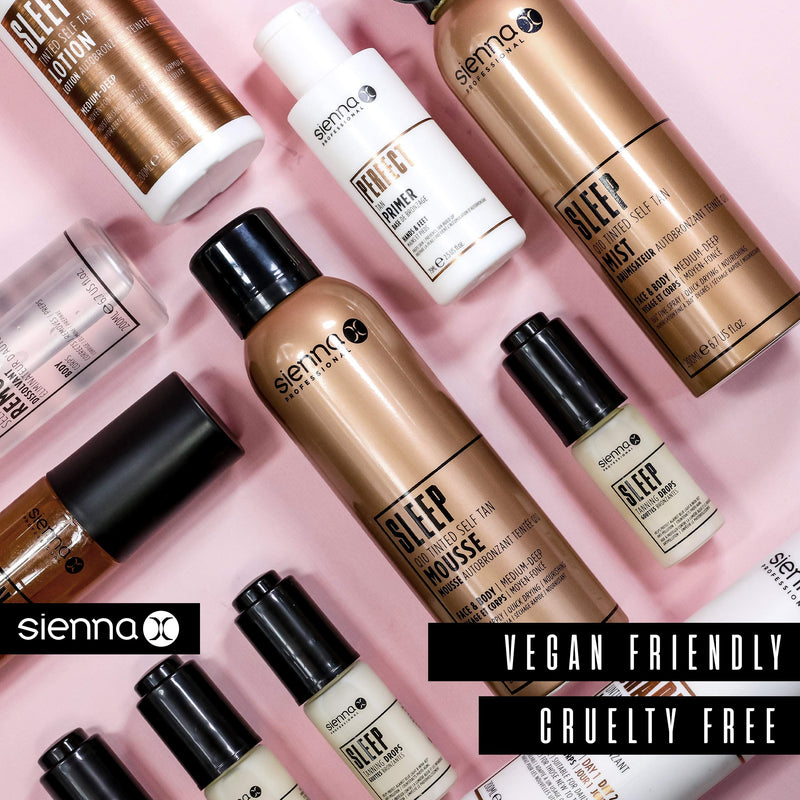 Sienna X Sleep Gradual Self Tan Tanning Drops 20ml. Fake Tanner For Natural Holiday Glow. Vegan Face Tanning Products. Mix Into Cream & Lotion For Sun Kissed Look. Light/Medium Bronzer Serum. - NewNest Australia