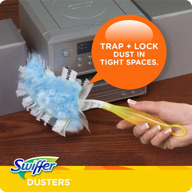 Swiffer Dusters, Ceiling Fan Duster, Multi Surface Refills with Febreze Lavender, 18 Count - NewNest Australia