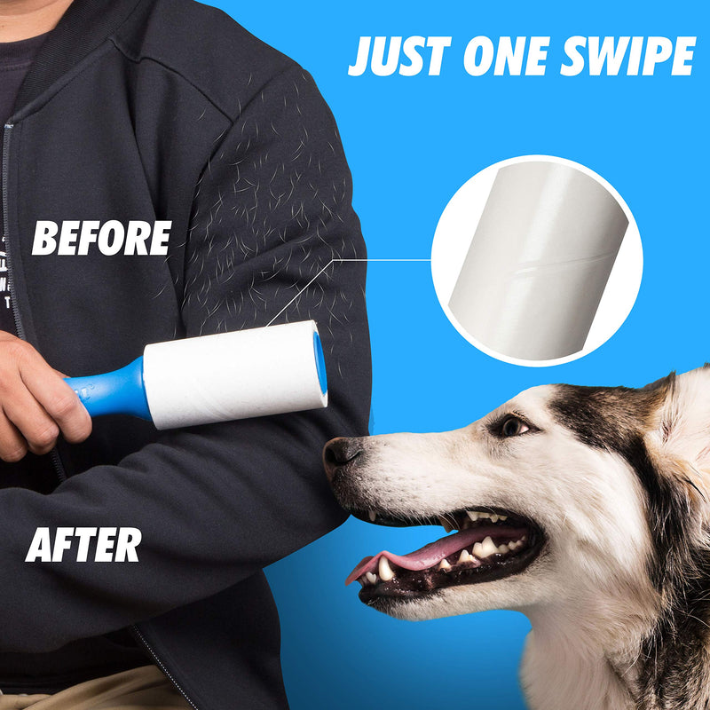 PetLovers Extra Sticky Lint Roller Mega Value Set 450 Sheets for Pet Hair Removal, Dog and Cat Lint Remover - NewNest Australia