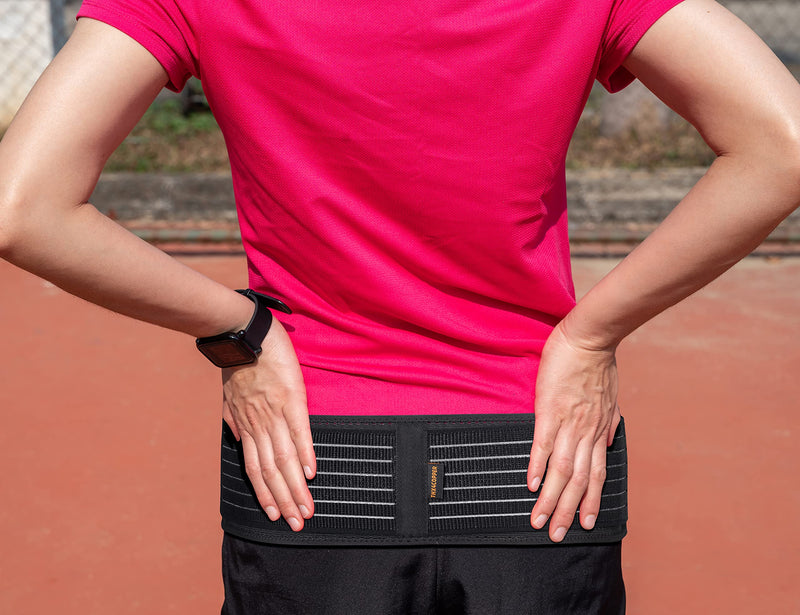 Thx4COPPER Elastic Mesh SI Hip Belt, Compression Lower Back Support Brace, Anti-Slip Sacroiliac Joint Brace for Men/Women, Pain Relief for Sciatica, Pelvis, Lumbar, Nerve, Leg, Sacral, Sacrum Breathable mesh ultra-thin fabric XL - NewNest Australia