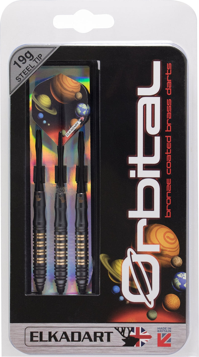 Elkadart Orbital Steel Tip Darts with Storage/Travel Case 19 Grams - NewNest Australia