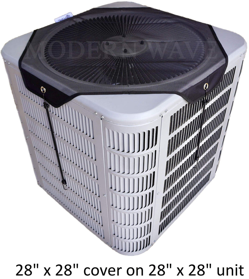 MODERN WAVE Central Air Conditioner Cover for Outside Units 28 x 28 - Top Universal Outdoor AC Cover Defender (Mesh, 28" x 28") 28" x 28" - NewNest Australia