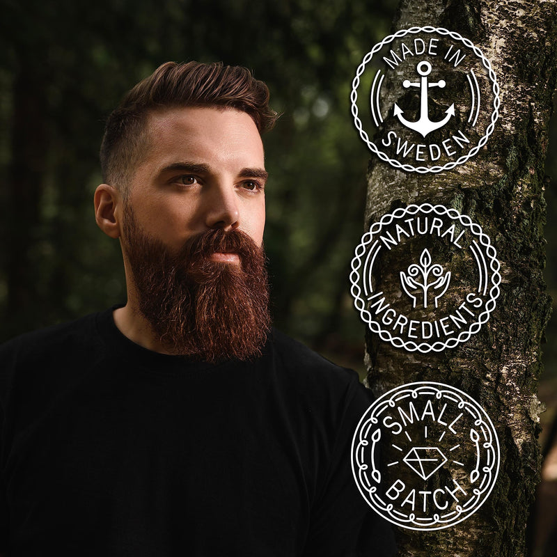 Mr Bear Family Beard Balm Men - Wilderness - Nourishing Beard Balm - Beard Wax with Shea Butter, Jojoba Oil and Beeswax - Beard Wax Mustache & Full Beard Beard Styling - Beard Balm 60ml Wilderness - NewNest Australia