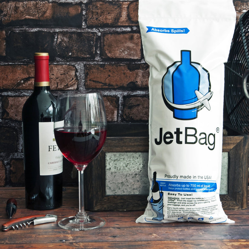 NewNest Australia - Jet Bag Bold - The Original ABSORBENT Reusable & Protective Bottle Bags - Set of 3 - MADE IN THE USA 