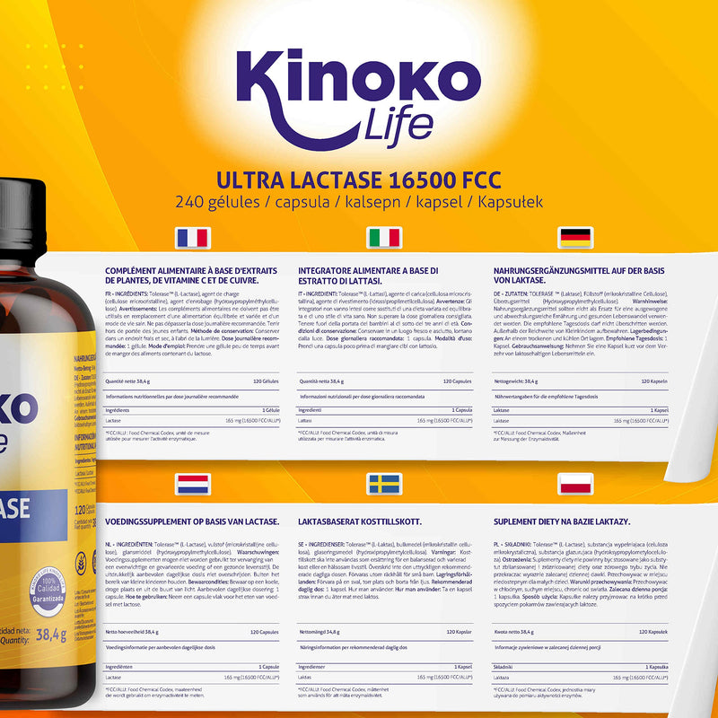 Ultra Lactase 16500 Fcc 120 Capsules Faster Effect Better Absorption Than Lactase Tablets For Lactose Intolerance Premium Digestive Enzymes Better Absorption Than Lactase Tablets Pure Lactase - NewNest Australia