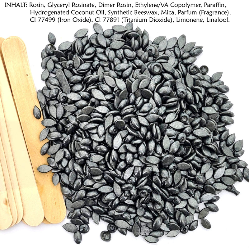 Dermawax Black Wax Hot Wax Waxing Beads Wax Beads For Full Body Hair Removal For Men And Women Brazilian Waxing Face Back Arms Legs Bikini Zone Ears Nose Hair Removal (500 Grams) 500 G (Pack Of 1) - NewNest Australia