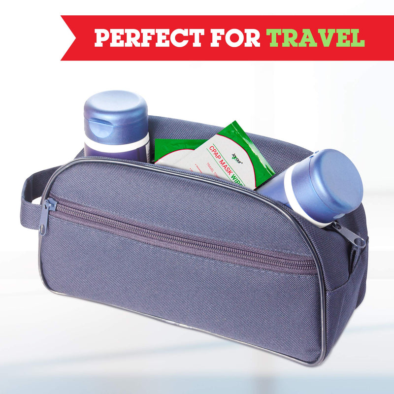 40 Pack - Travel CPAP Mask Wipe Towelettes - 40 Wipes Total {1 Wipe Per Packet} Unscented, 100% Cotton, Lint Free | For Cleaning CPAP Mask | Perfect For Travel - NewNest Australia