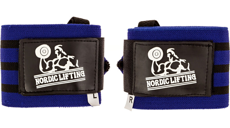 Nordic Liftingtm Wrist Wraps With Thumb Loop (1 Pair/2 Bandages) For Weightlifting, Powerlifting, Strongman, Gym, Crossfit, Crossfit, Bodybuilding, For Men And Women, High Quality Sports Accessory, Extremely Durable - NewNest Australia