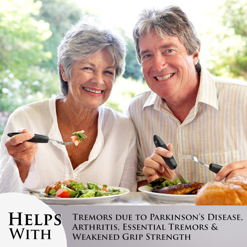 iMedic Designer Easy Grip Cutlery for Adult - Cutlery for Disabled Hands - Dishwasher Safe Disabled Cutlery for Adults - Disability Cutlery for Adults Suffering from Trembling Hands - 1 Set - NewNest Australia