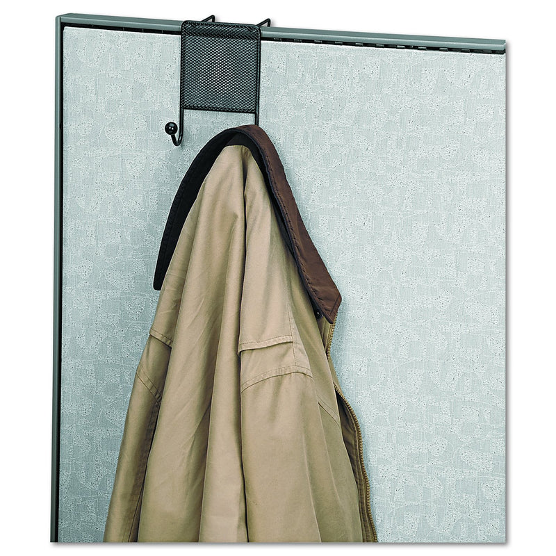 NewNest Australia - Fellowes Mesh Partition Additions Double Coat Hook, Black (75903) Each 