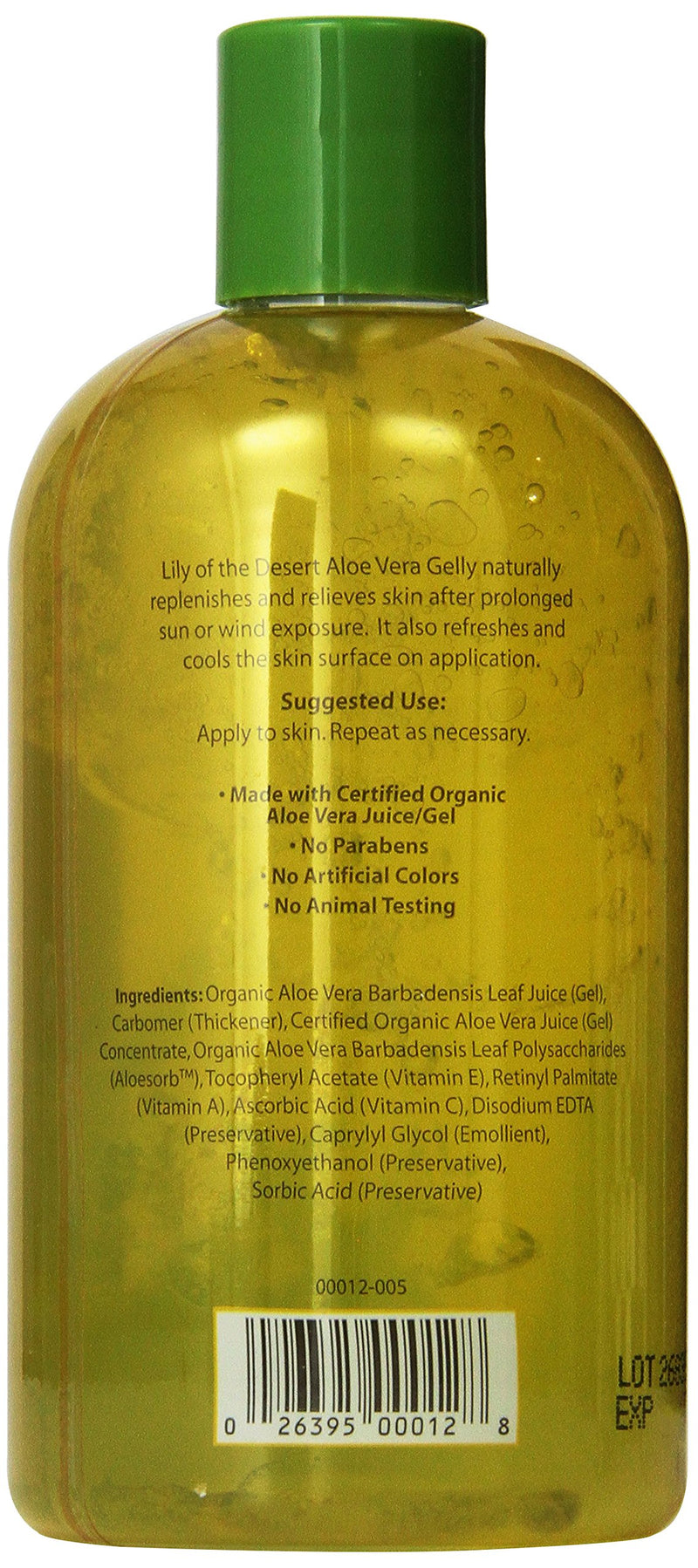 Lily of the Desert Aloe Vera Gelly Bottle, 12 Ounce - NewNest Australia