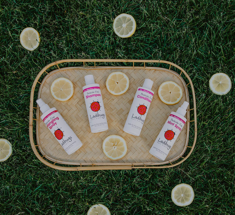 Ladibugs Detangler Spray 8oz | Best Kids Hair Detangling | Leave-in Conditioner & Head Lice Deterrent | Natural, Sulfate-Free, Made in The USA - NewNest Australia