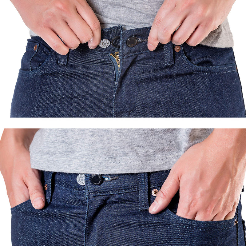 Johnson & Smith Pant Button Extender Set - 3-Pack Flexible Pants Waist Extender for Men, Women - Comfortable Pant, Jeans Extenders - Discreet Waistband Stretcher - Portable Pant Expanders Kit - NewNest Australia