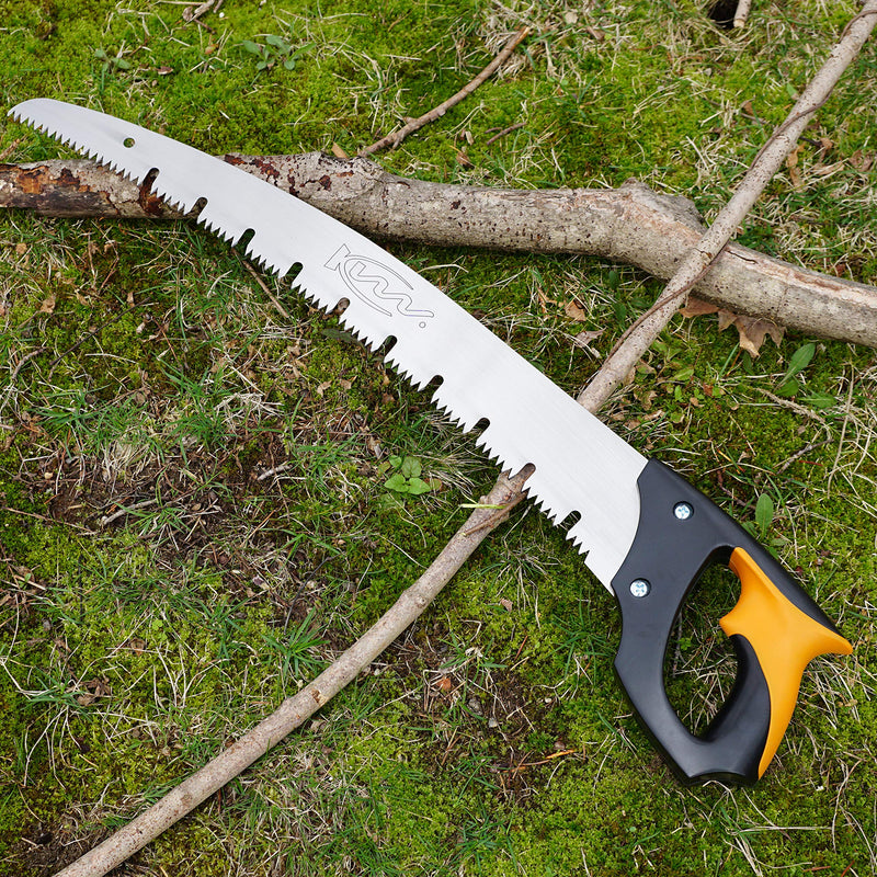 Kings County Tools Large Arborist Raker-Tooth Fast Cutting Pruning Saw | Green Wood Ready | Ergonomic Cushioned Handle | 20” Blade for Large Branches - NewNest Australia