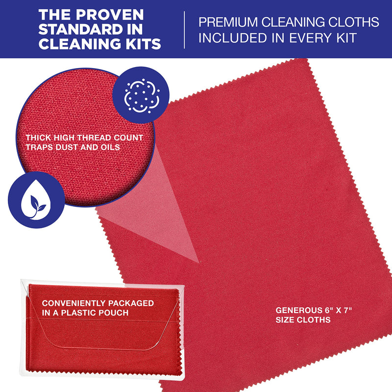 Purity Eyeglass Lens Cleaner Kit - 3 x 1oz Travel Size Lens Cleaner Spray Bottle + 2 Microfiber Cleaning Cloths - Safe for All Lenses (AR Coated Included), Eyeglasses and Screens - Clear 5 1oz. - NewNest Australia