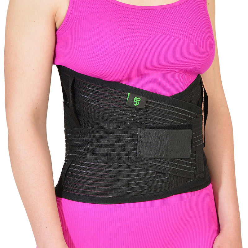 Sporttherapy Lumbar Band, Universal Back Support, Orthopedic Lumbar Bust With Removable Rails, Lumbar Elastic Band For Stabilizing The Sacro-Lumbar Area, L (100/120 Cm) - NewNest Australia