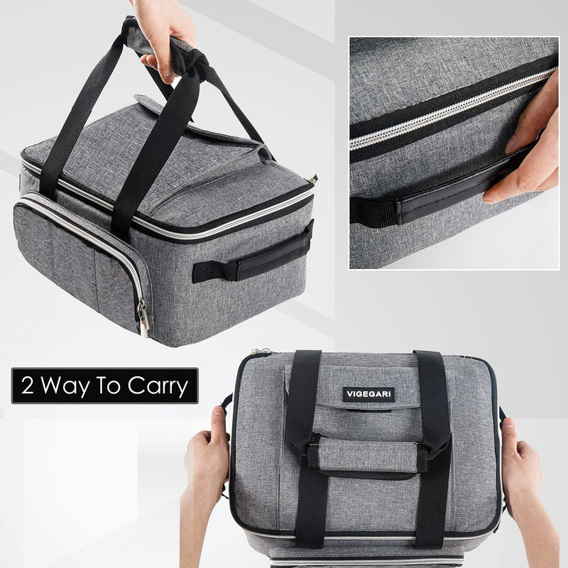 Carrying Case for Cricut Joy, Cricut Carrying Case Compatible with Cricut Easy Press Mini, Tote Bag for Cricut Joy Accessories and Supplies, Grey. - NewNest Australia