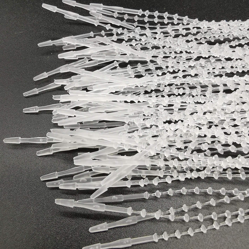 Lucas shops 5" Pin Adjustable Security Beaded Loop Tie Plastic Paper Prices Tag Fasteners(1000pcs) - NewNest Australia
