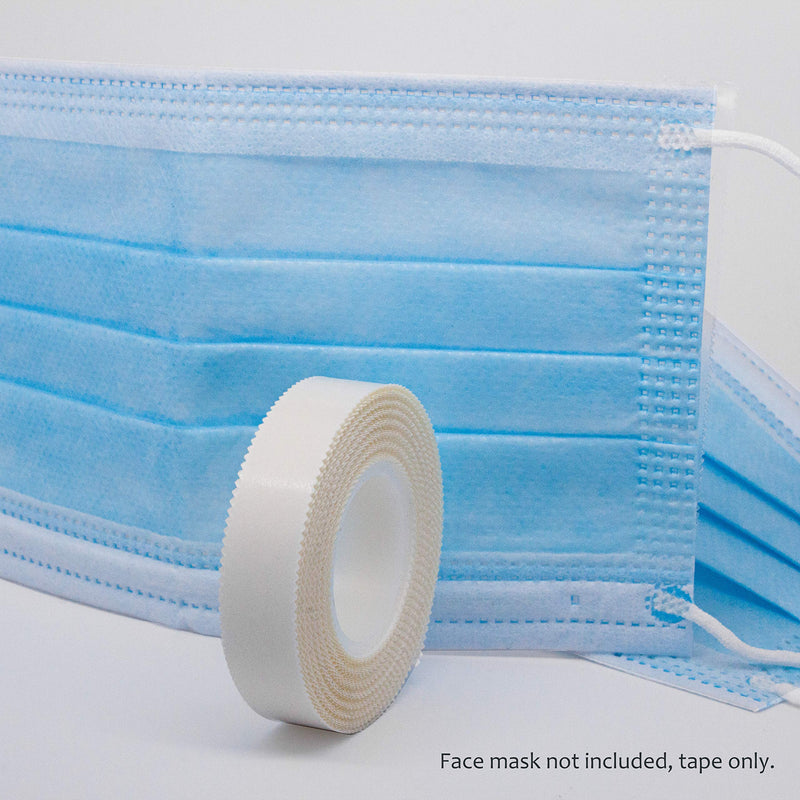 Pro 1502 Self-adhering Face Mask Tape 1/2in (12mm) x 20ft Clear Double Coated Medical, Direct-to-Skin, Fabric to skin. skin friendly adhesive, fluid resistant, Easy to apply, Can reposition/reapply - NewNest Australia