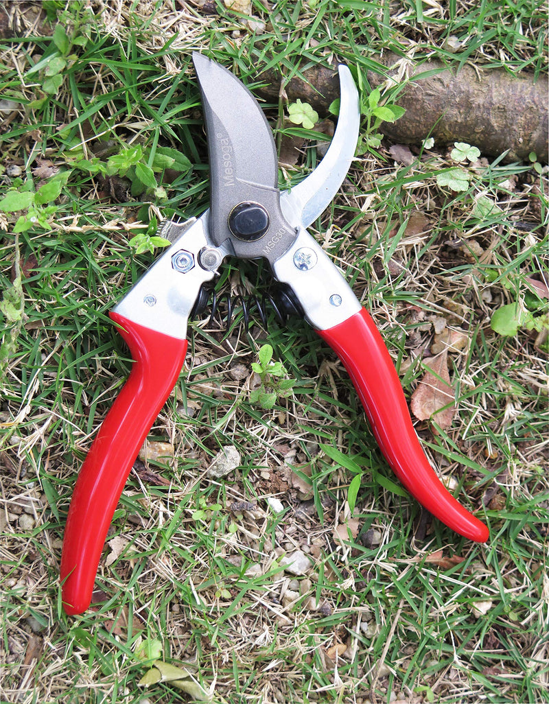 Mesoga Pruning Shears 8 Inch, Hand Pruners SK-5 Steel Blade, Garden Clippers Tools, Tree Trimmers, Bypass Branches Cutters Scissors - NewNest Australia