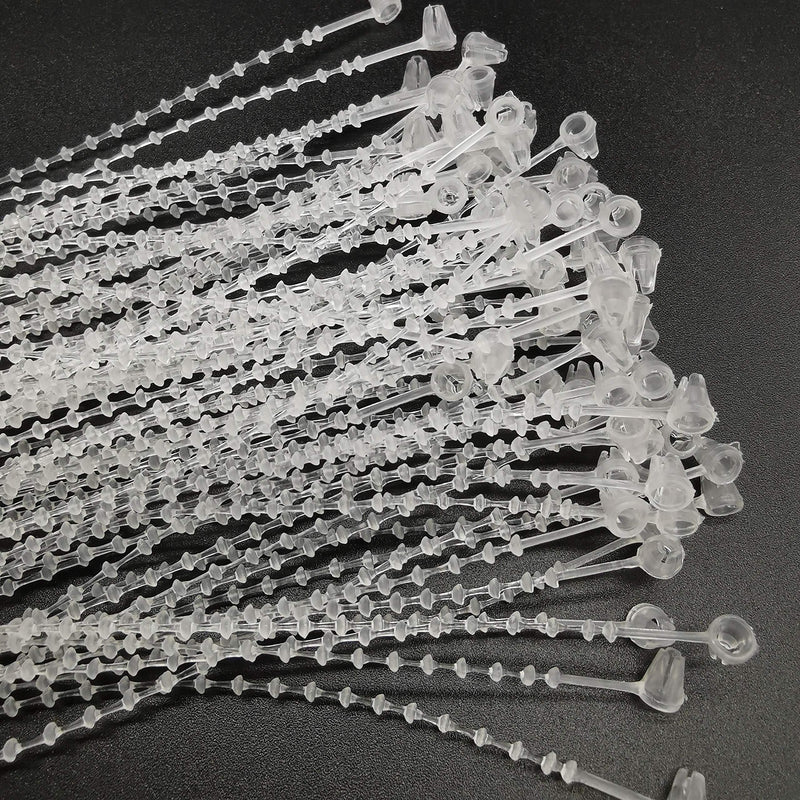 Lucas shops 5" Pin Adjustable Security Beaded Loop Tie Plastic Paper Prices Tag Fasteners(1000pcs) - NewNest Australia