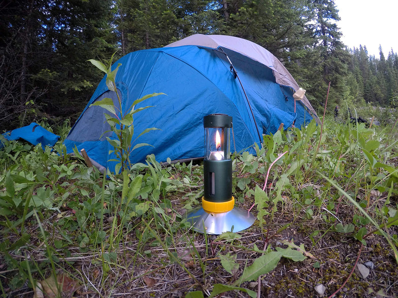 NewNest Australia - Survival Stand (Hivis Yellow) for UCO Candle Lantern System. Essential for Emergency Preppers! Great for Tenting, Hiking, Camping ! 