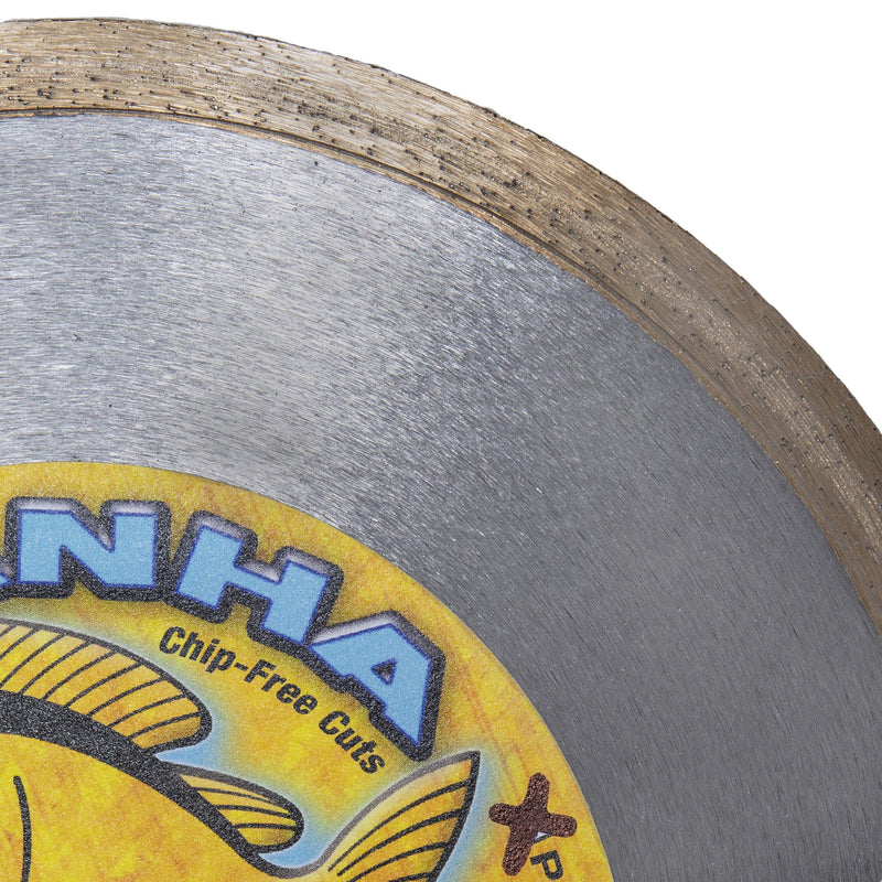 Piranha 7-inch (7") Continuous Rim Wet/Dry Diamond Blade for Cutting Porcelain Tile, Ceramic Tile, Stone & Similar Materials - NewNest Australia