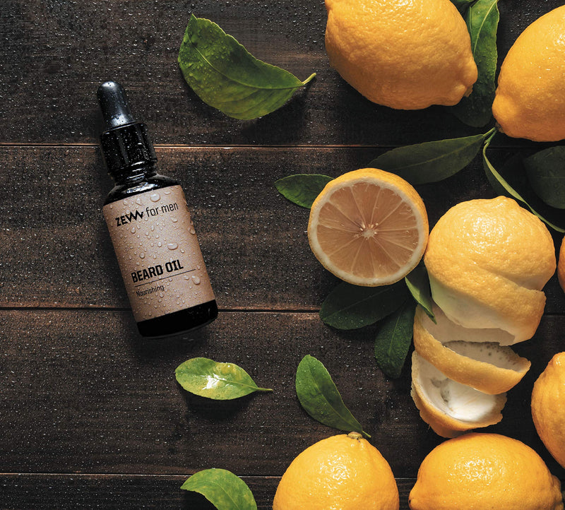 ZEW FOR MEN® nourishing beard oil with citrus scent, for a well-groomed beard, natural, vegan, refreshing, made without animal testing, oil 30 ml - NewNest Australia