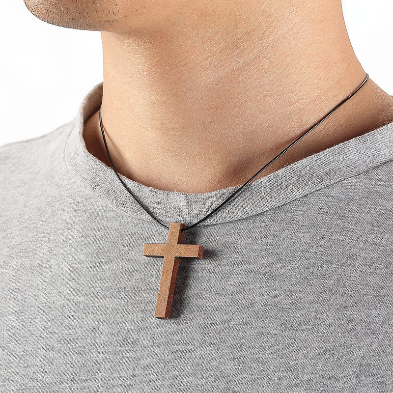 Mr. Pen- Wooden Crosses, 1.2 x 1.75 Inches, 50 Pack, Small Wooden Crosses, Wood Crosses for Crafts, Small Cross Pendant, Mini Cross, Small Crosses, Wooden Crosses Bulk, Cross Charms. - NewNest Australia