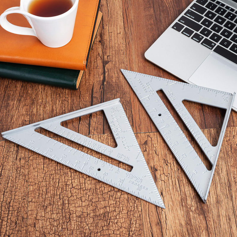 Mr. Pen Metal 7 Inches Rafter Square, Carpenter Square, 2 Pack - NewNest Australia