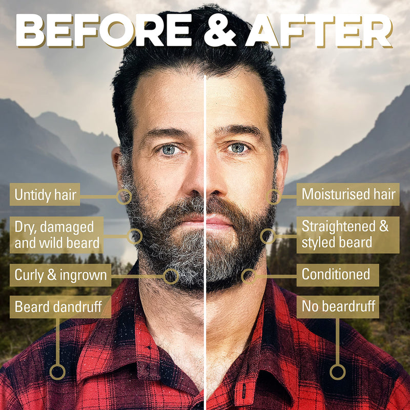 Gnarly Joe Beard Styling and Straightening Wax for Men, Unscented. 100% Natural Ingredients. Sheanut Butter, Cocoa Butter, Sweet Almond Oil. Ultra-Firm, 50 g - NewNest Australia