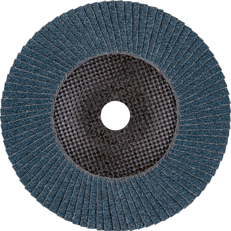 PFERD Polifan PSF Abrasive Flap Disc, Type 27, Round Hole, Phenolic Resin Backing, Zirconia Alumina, 6" Dia., 60 Grit (Pack of 1) 6 Inches 7/8 Inches 10200 RPM 63052 - NewNest Australia