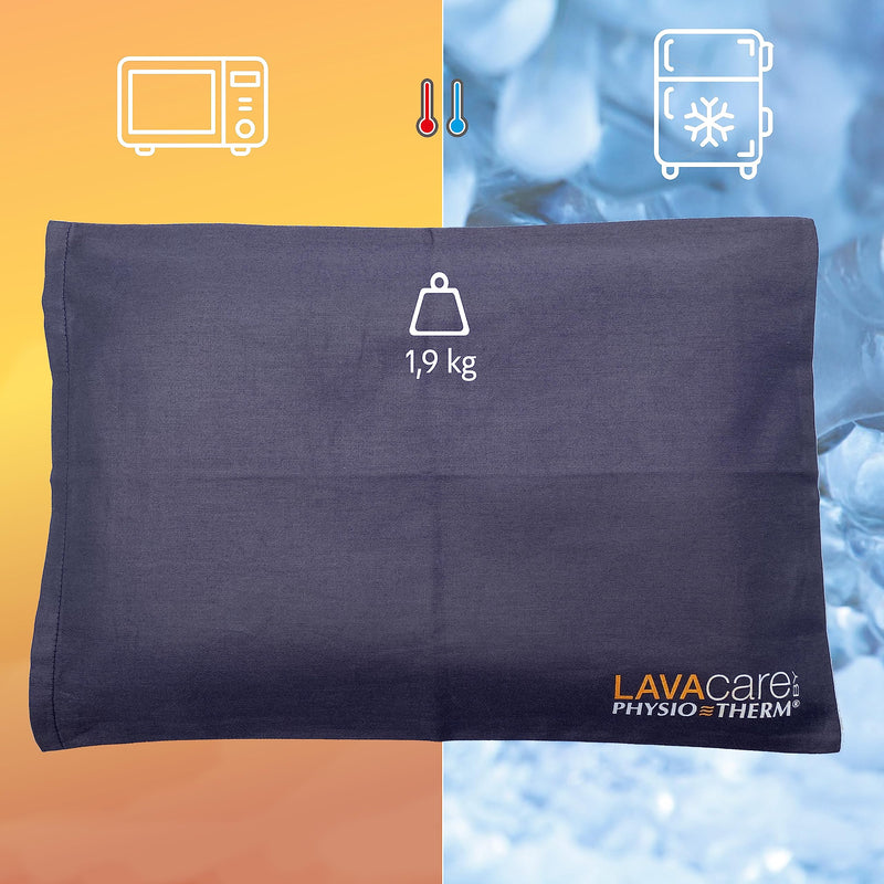 Physiotherm® LAVAcare classic heat cushion • Lava cushion with lava sand for relaxation • Suitable as a heating and cooling cushion • Warm up in the microwave or oven • Cover made of 100% cotton classic - NewNest Australia