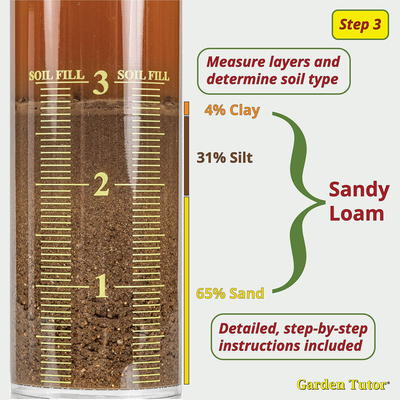 Garden Tutor Soil Texture Testing Jar Kit - NewNest Australia