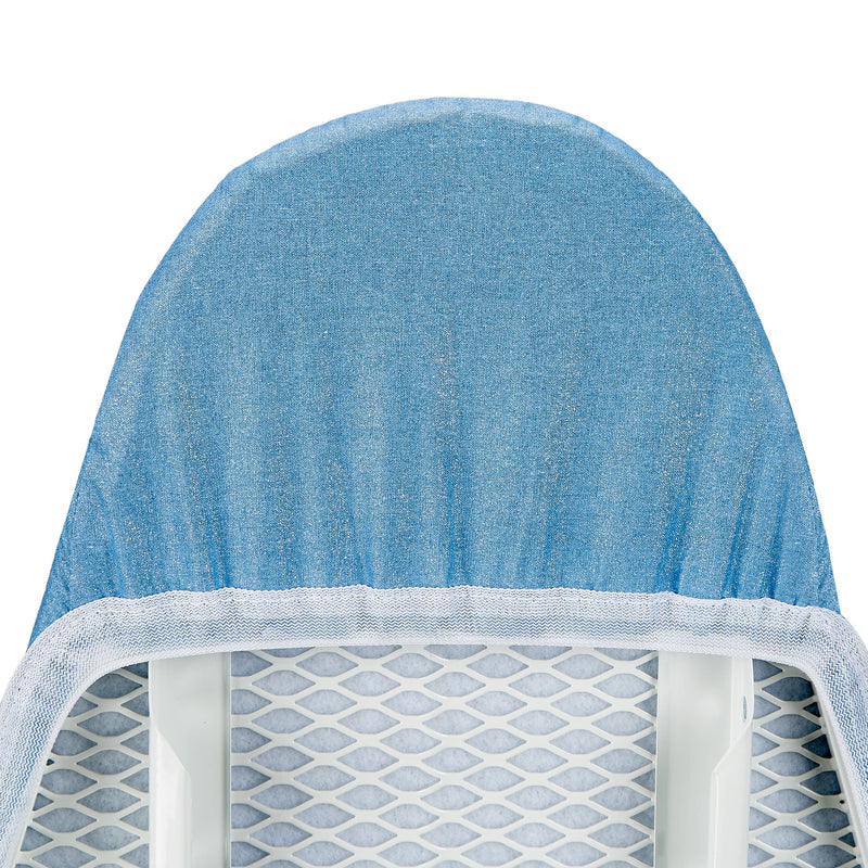 Ironing Board Cover and Pad - 54" x 15" Reflective Silicone with Elastic Edge and Straps - Pad Fits Large and Standard Boards, Resists Scorching, Burning, and Staining - Extra Thick Padding - Blue - NewNest Australia